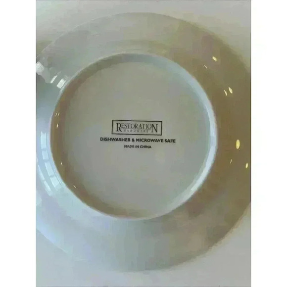 Restoration Hardware Classic Cheese Plates NEW in box set of 4 8" exclusively RH - Picture 7 of 7